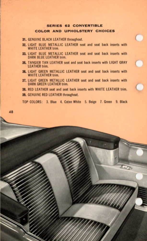 1955 Cadillac Salesmans Data Book Page 26